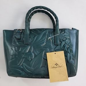 Patricia Nash Leather Tote - Debossed Floral